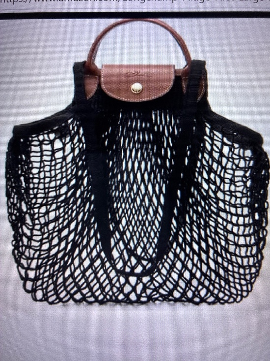 Longchamp Handbags - Longchamp Le Pliage Filt Navy Mesh Bag NWT
